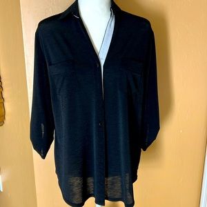 VENINI - XL Black button down.